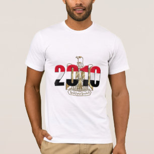 Egypt flag 2010 eagle logo emblem artwork T-Shirt