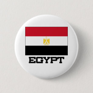 Egypt Flag 6 Cm Round Badge
