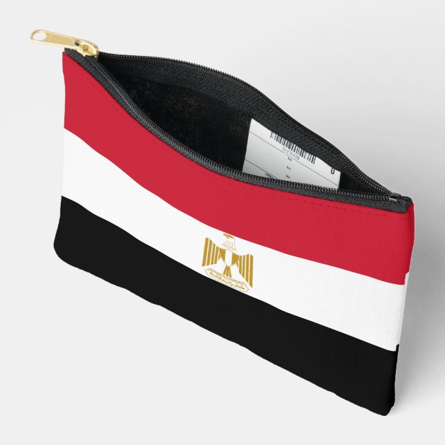 Egypt flag accessory pouch (Open)
