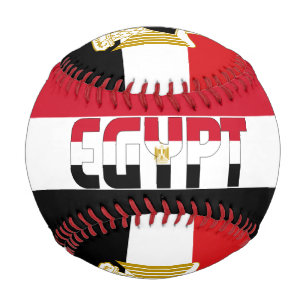 Egypt Flag and Coat of Arms Patriotic Baseball