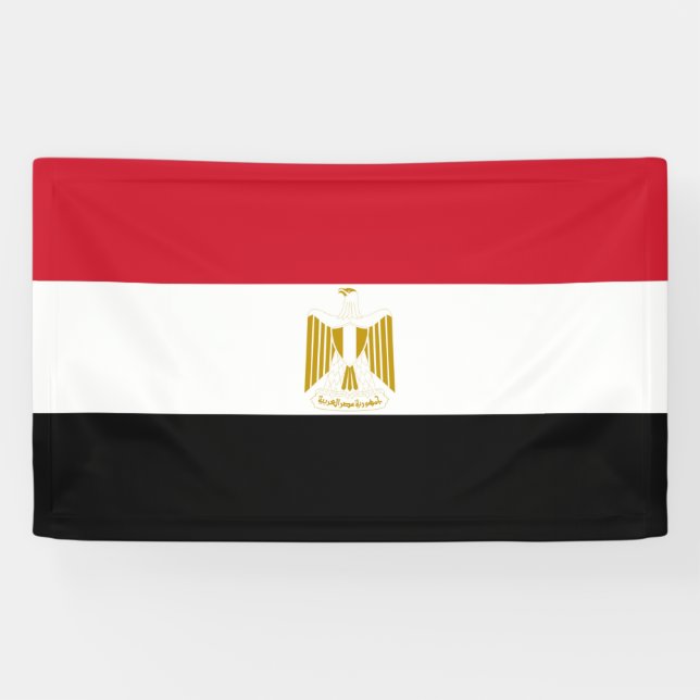 Egypt flag Banner (Horizontal)
