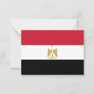 Egypt flag card