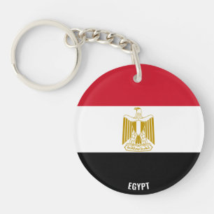 Egypt Flag Charming Patriotic Key Ring