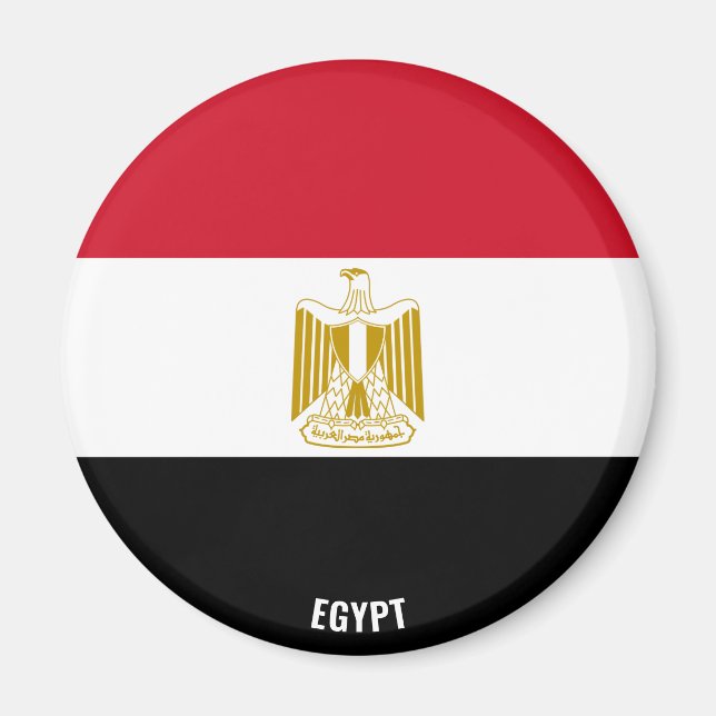 Egypt Flag Charming Patriotic Magnet (Front)