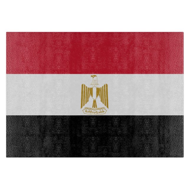 Egypt flag cutting board (Front)