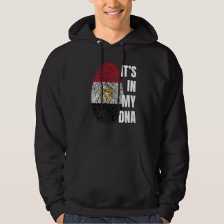 Egypt Flag Dna Fingerprint Black History Month Hoodie