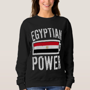 Egypt Flag Egyptian Power Battery Proud Tee