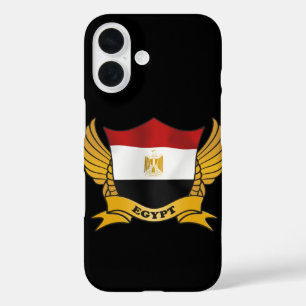 Egypt Flag Emblem iPhone 16 Case