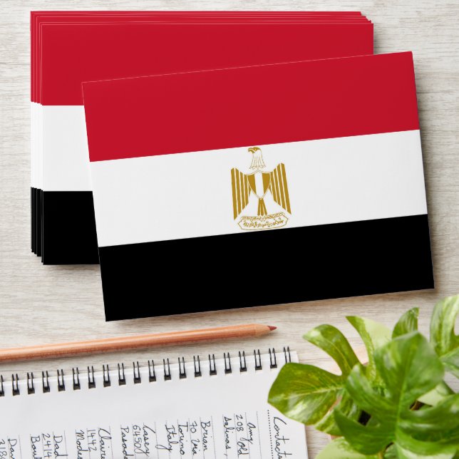 Egypt flag envelope (Stacked)