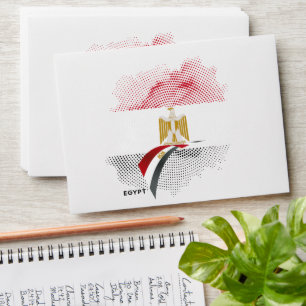 Egypt flag envelope