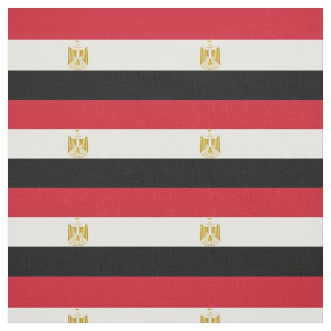 Egypt Flag Fabric (Swatch)