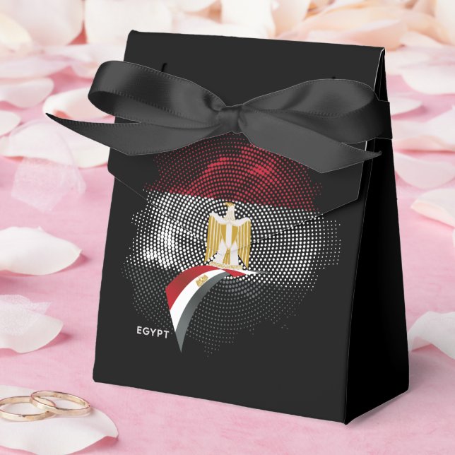 Egypt flag favour box (Wedding)