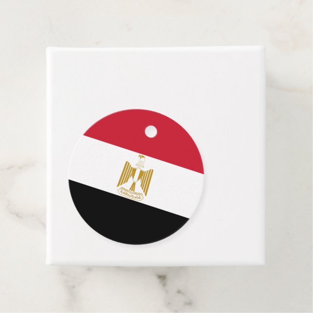 Egypt flag favour tags (In Situ)