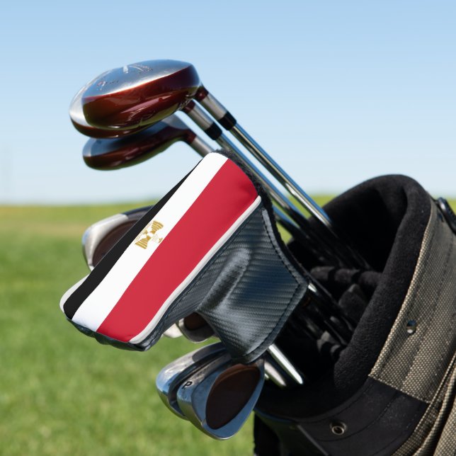 Egypt flag golf head cover (In Situ)