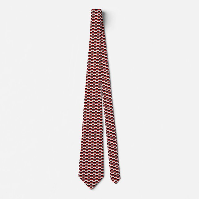 Egypt Flag Honeycomb Tie (Front)