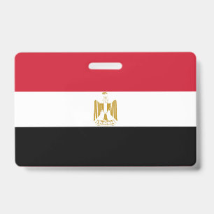 Egypt flag ID badge