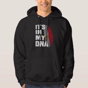 Egypt Flag IT'S IN MY DNA Egyptian Fingerprint Roo Hoodie