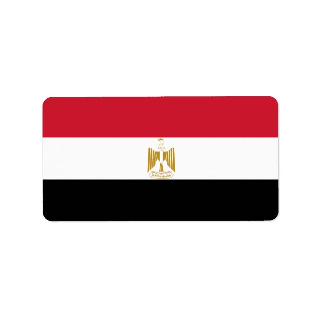 Egypt flag label (Front)