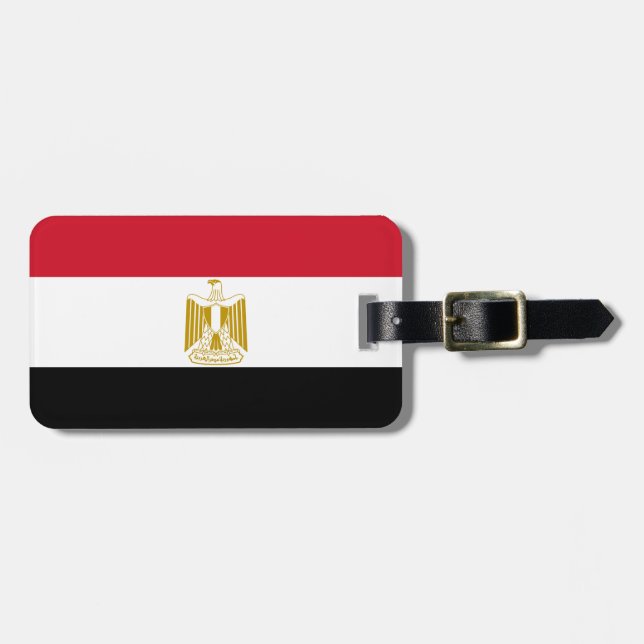 Egypt Flag Luggage Tag (Front Horizontal)