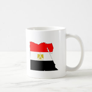 Egypt flag map coffee mug