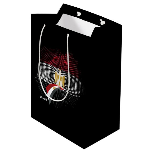 Egypt flag medium gift bag (Back Angled)