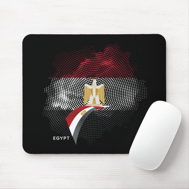 Egypt flag mouse mat (With Mouse)