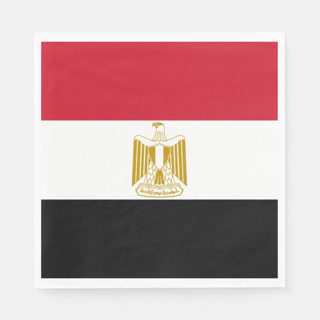 Egypt Flag Napkin (Front)