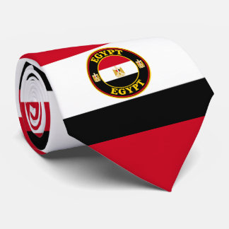 Egypt Flag Neck Tie, Stylish Egyptian Flag Tie. Tie