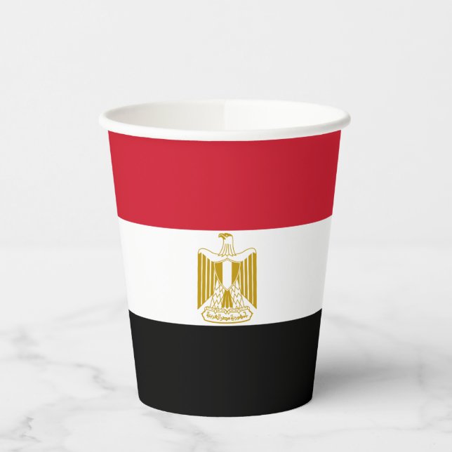 Egypt Flag Paper Cups (Left)