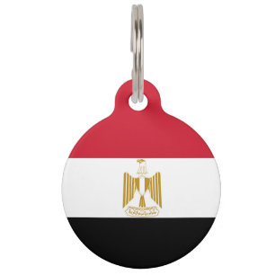Egypt flag pet tag