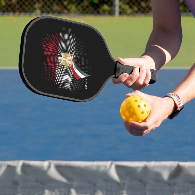 Egypt flag pickleball paddle (Insitu)