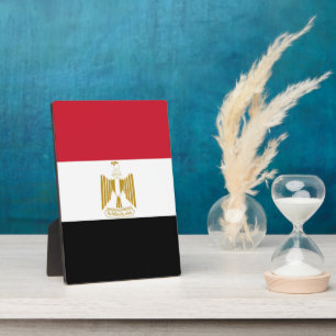 Egypt flag plaque