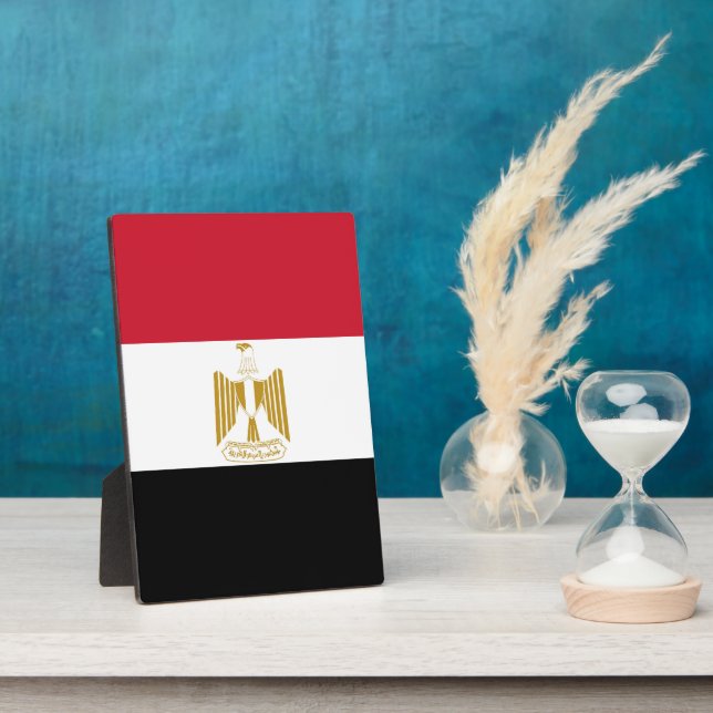 Egypt flag plaque (Side)
