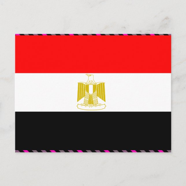 Egypt Flag Postcard (Front)