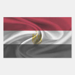 Egypt Flag Rectangular Sticker