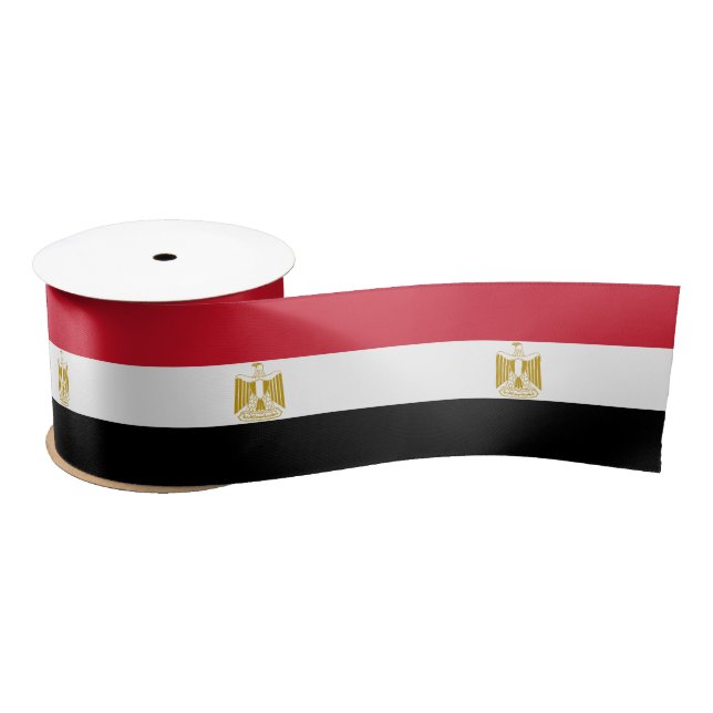Egypt Flag Satin Ribbon (Spool)