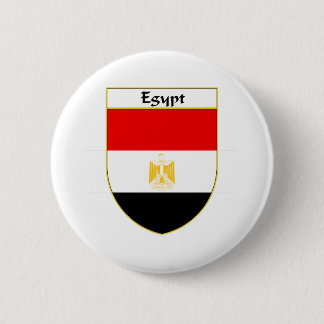 Egypt Flag Shield 6 Cm Round Badge
