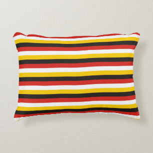 Egypt flag stripes country pattern symbol black re decorative cushion