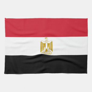 Egypt Flag Tea Towel
