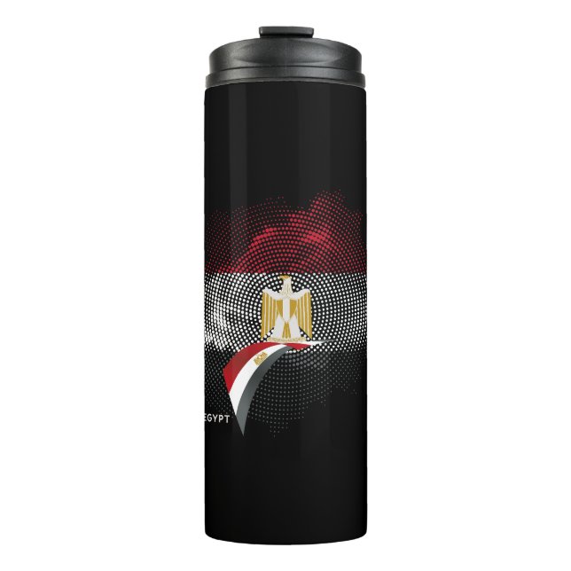 Egypt flag thermal tumbler (Front)