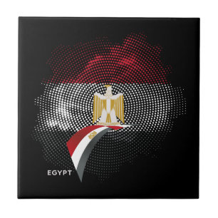 Egypt flag tile