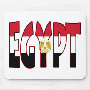 Egypt Flag/Word Mouse Mat