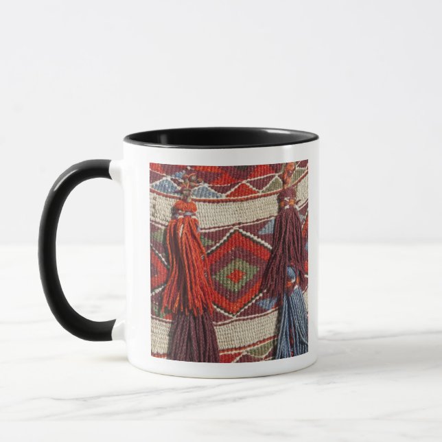 Egypt, Giza. Camel blanket at the Pyramids of Mug (Left)