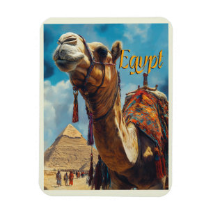Egypt Giza Pyramids Vintage Travel  Magnet