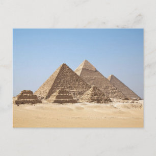 Egypt-Gizah Pyramids Postcard