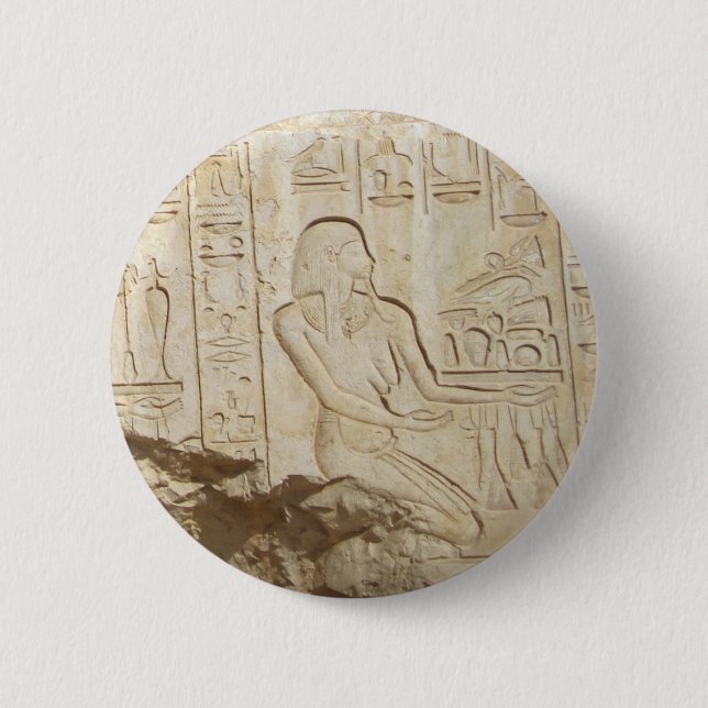 Egypt hieroglyph button (Front)