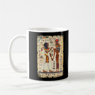 Egypt Hieroglyphic Wall Mural Egyptian Culture Coffee Mug