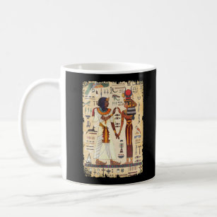 Egypt Hieroglyphic Wall Mural Egyptian Culture Coffee Mug