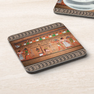 Egypt-Hieroglyphs Beverage Coaster