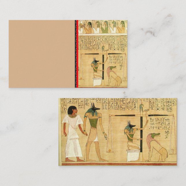 Egypt-Hieroglyphs Business Card (Front/Back)